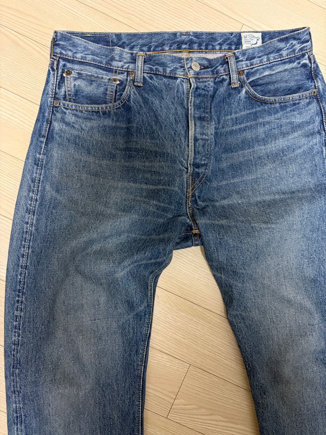 오어슬로우 105 셀비지 데님 상품이미지3