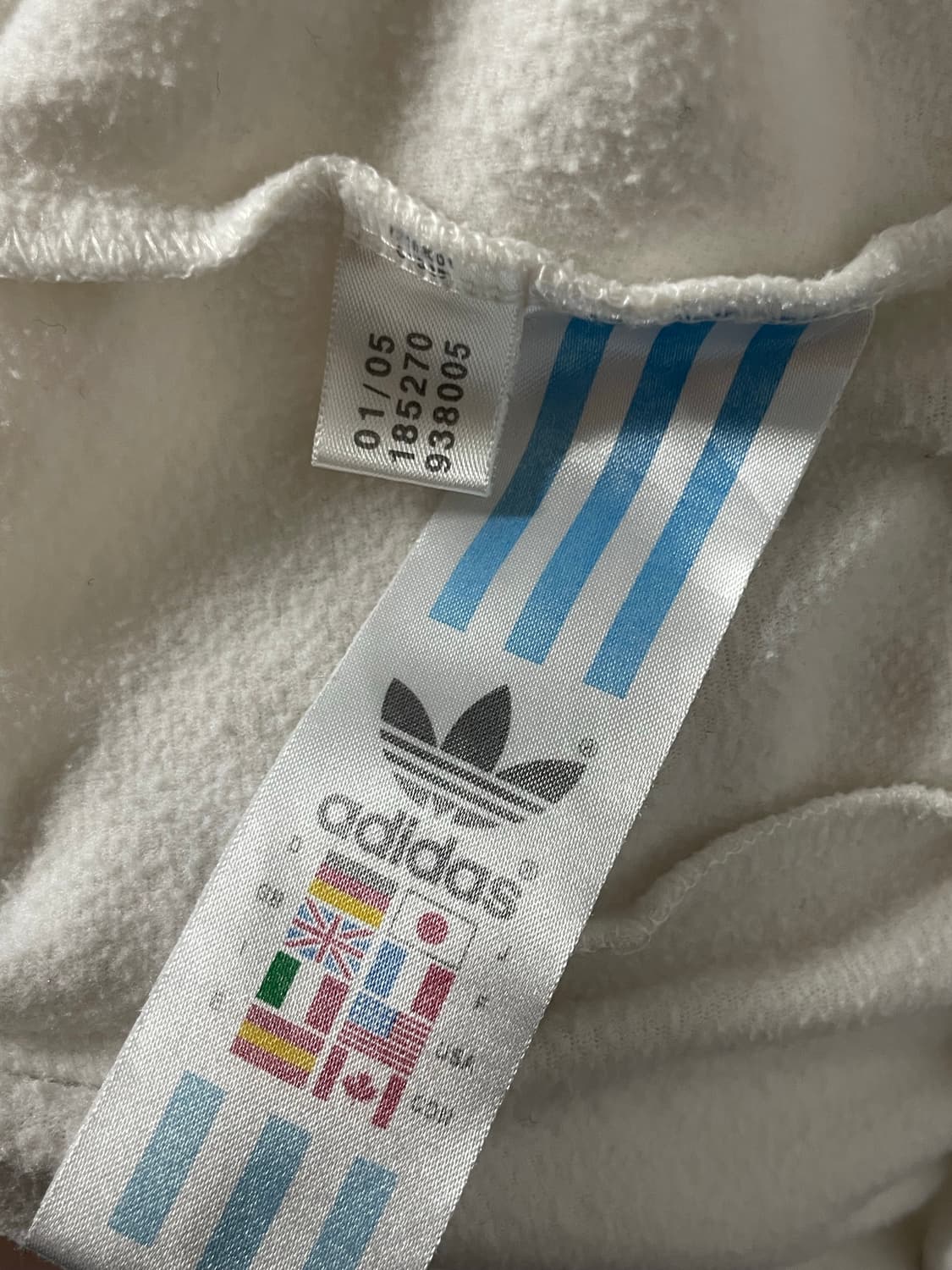 아디다스 슈퍼스타 크림 화이트 아이보리 트랙탑 져지 상품이미지4