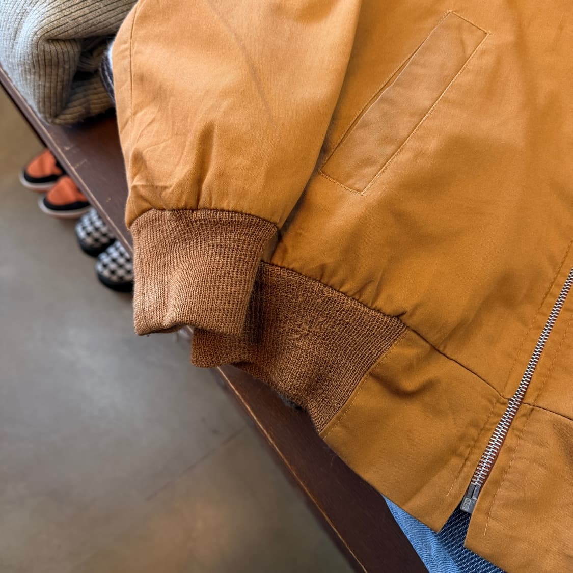 60 ~ 70 빈티지 브리티시 스톰킹 라이트 봄버 자켓 L 추천 상품이미지2