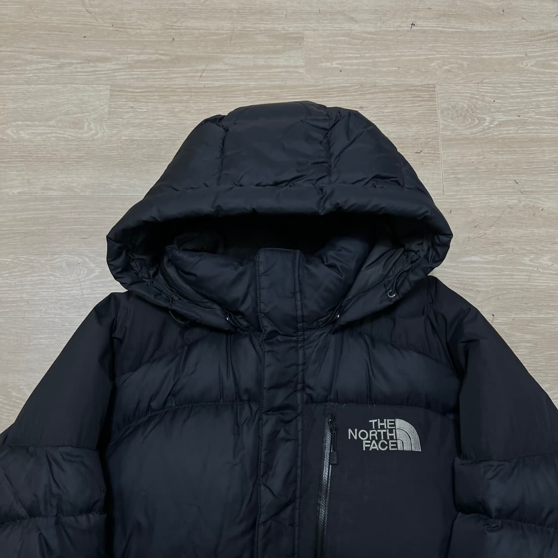 노스페이스 하이벤트 구스다운 700 후드 푸퍼패딩 점퍼 [블랙] M/95 상품이미지2