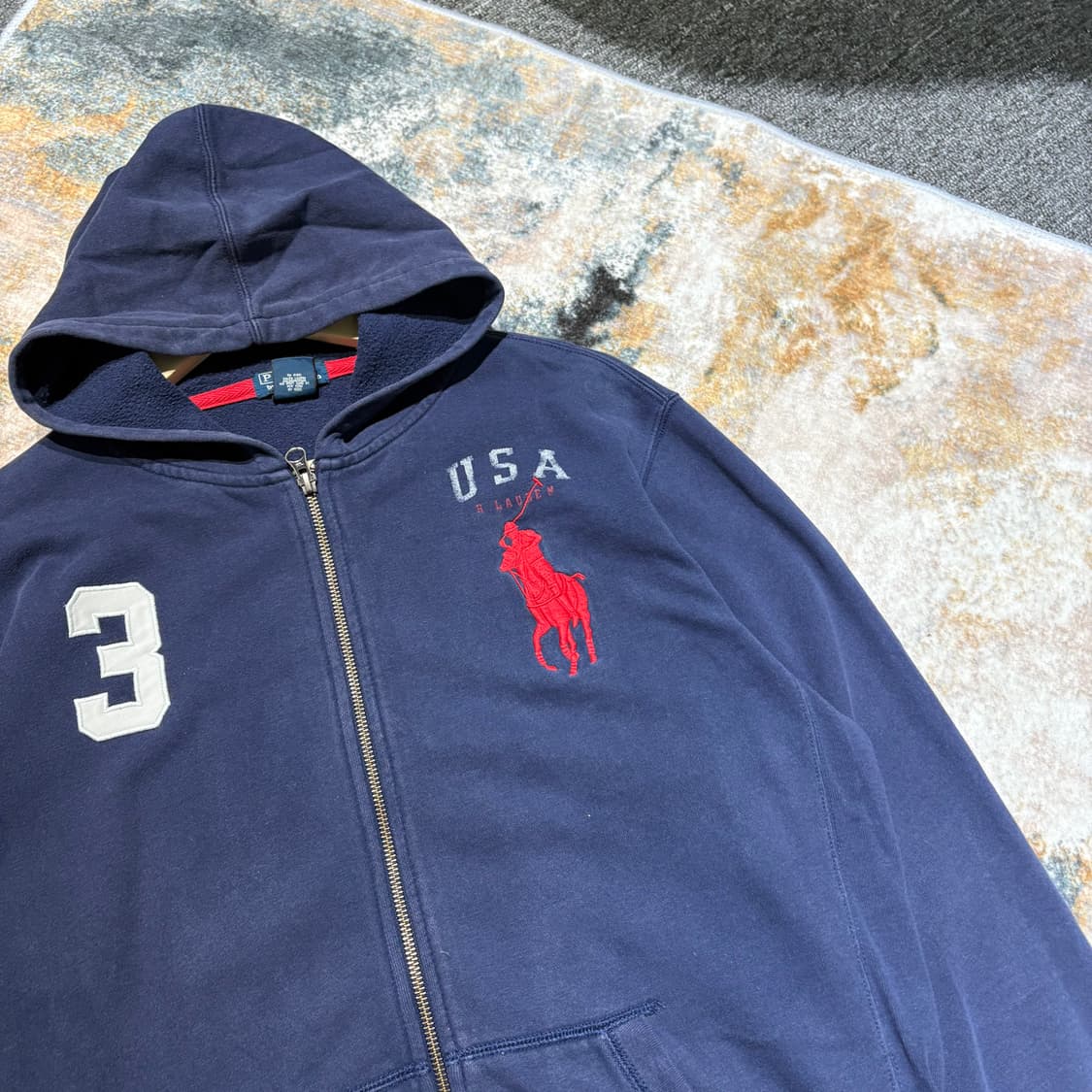 폴로 빅포니3 성조기 후드집업 상품이미지3