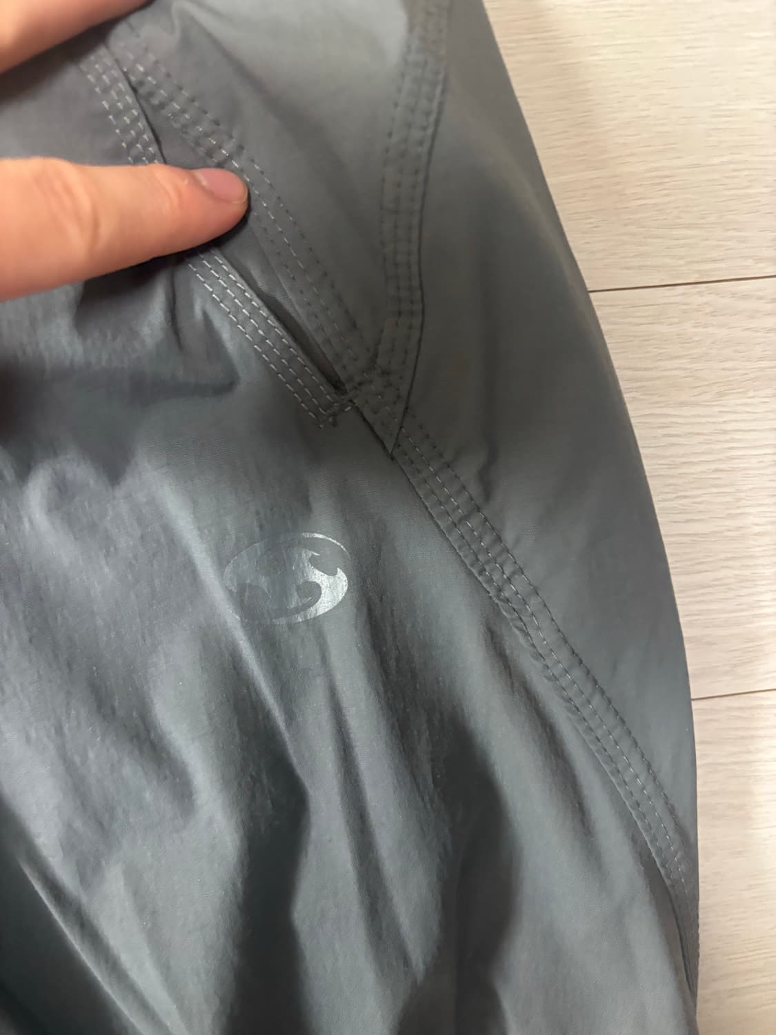 산산기어 스냅팬츠 차콜 2사이즈 상품이미지3