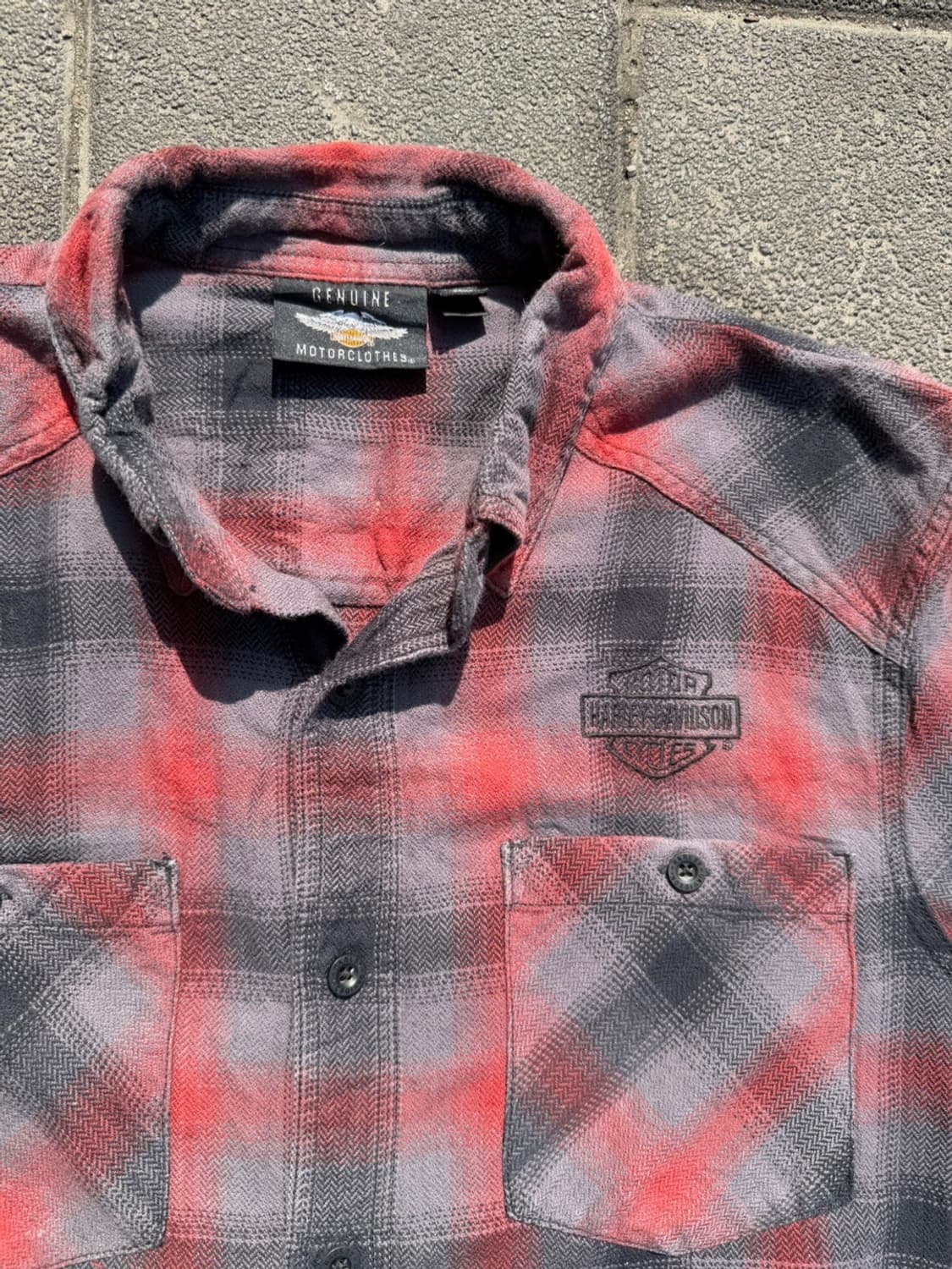 할리데이비슨 긴팔 체크 셔츠 상품이미지7