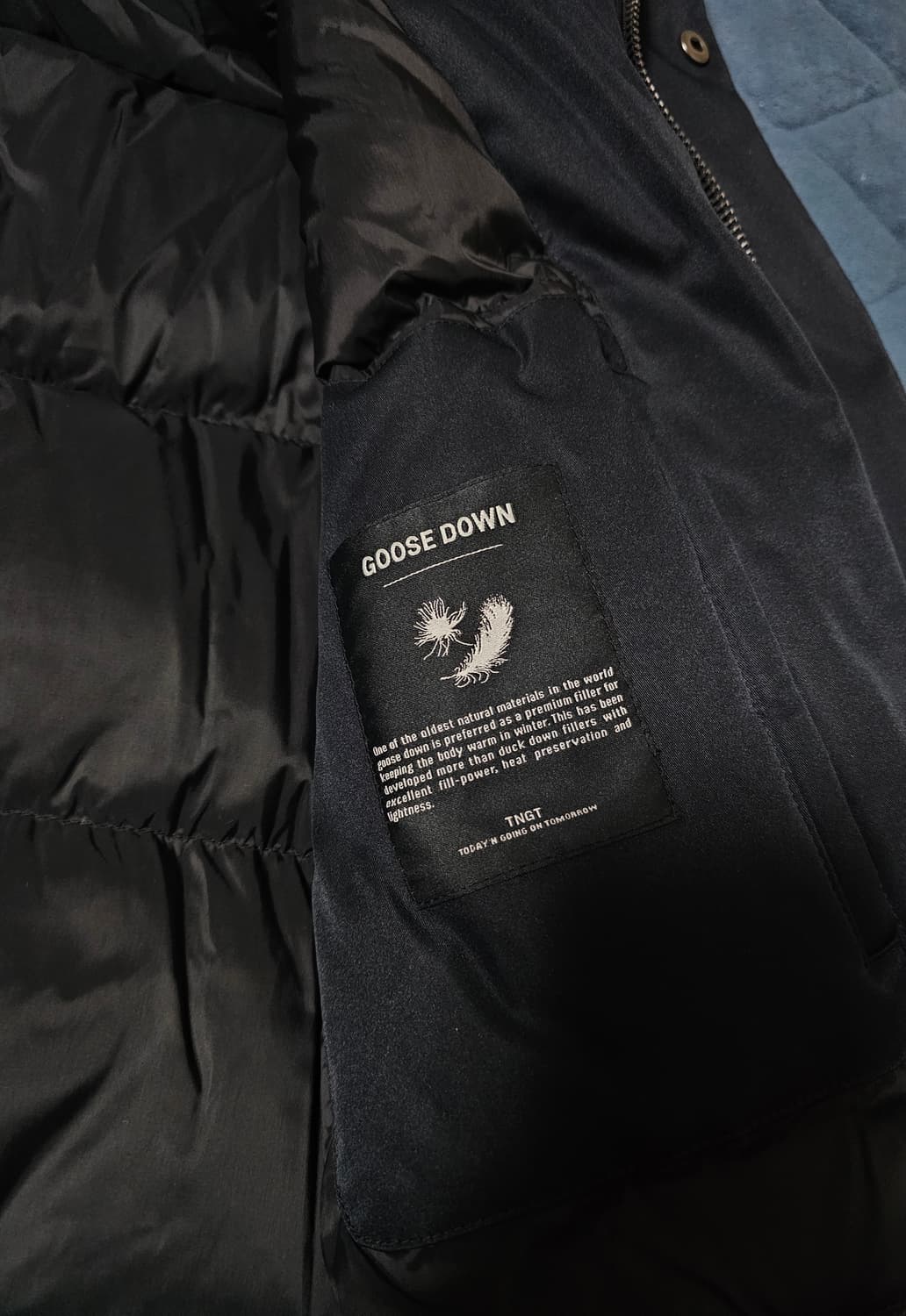 TNGT 구스다운 롱패딩 상품이미지4