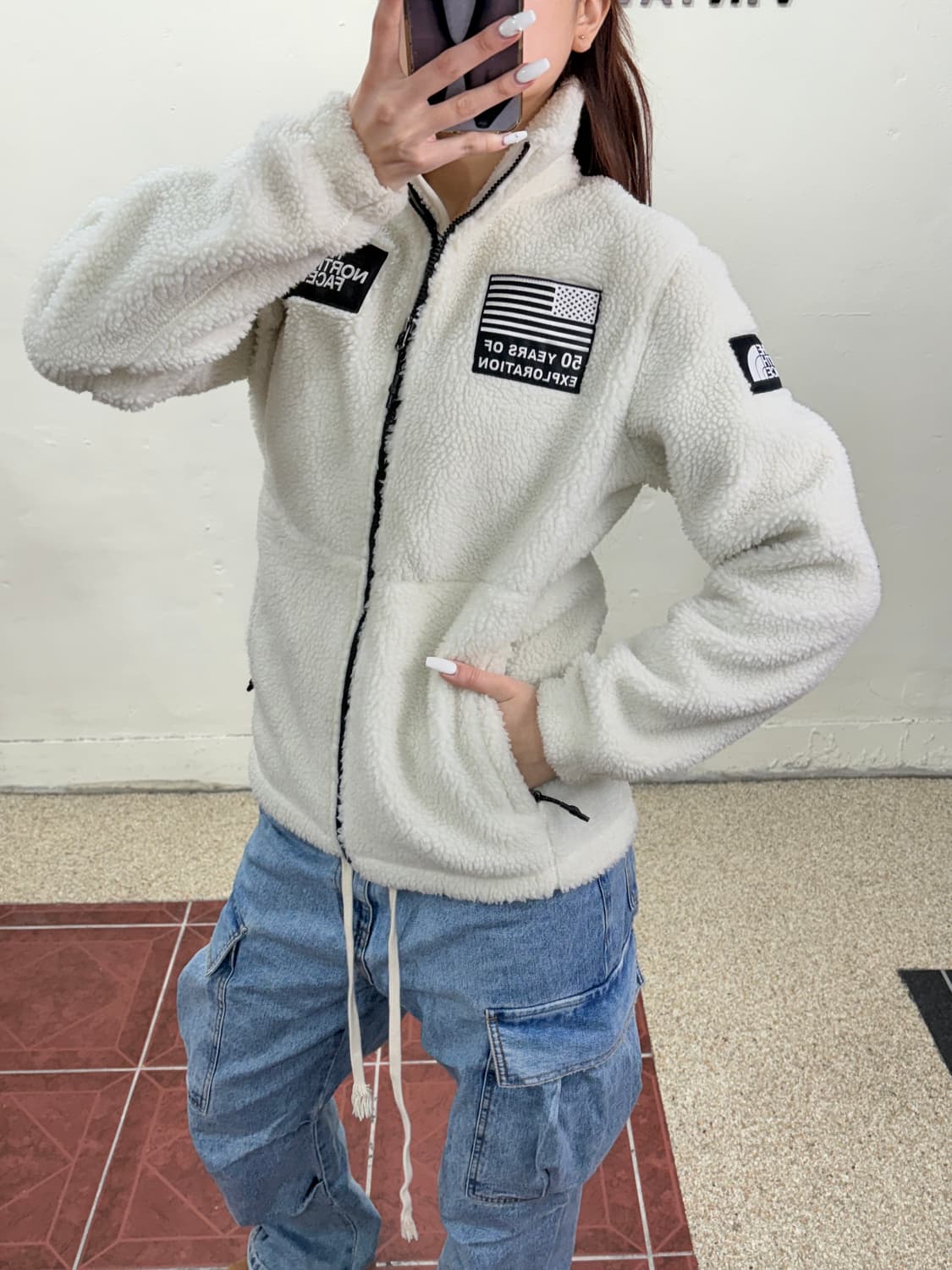 노스페이스 뽀글 후리스 집업 상품이미지2