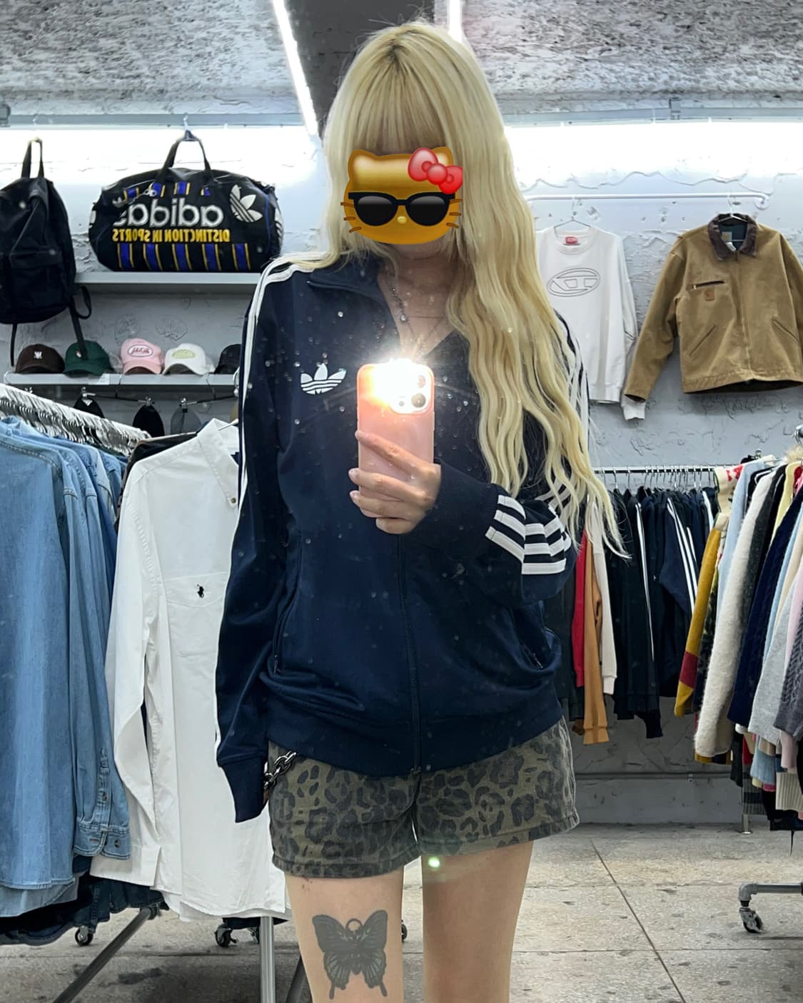 착샷O 아디다스 네이비 구파이어버드 져지 100 상품이미지6