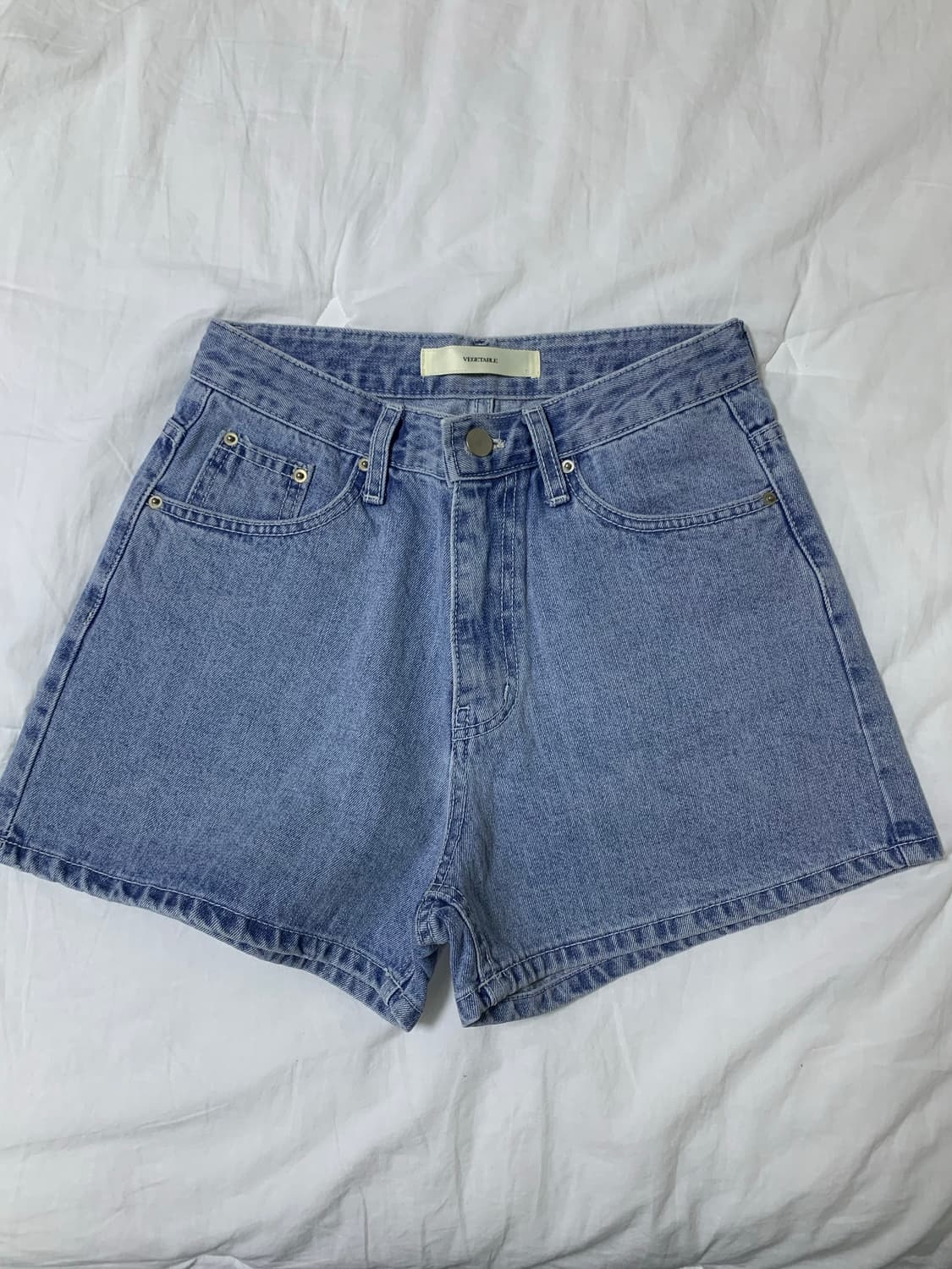 베지터블 블루 데님 쇼츠 s 상품이미지2