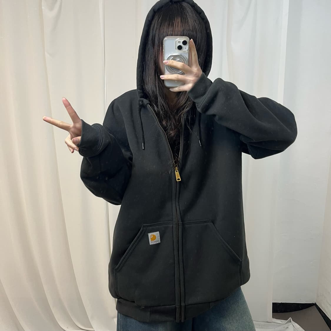 Carhartt Thermal Hoodie Zip-up 상품이미지2