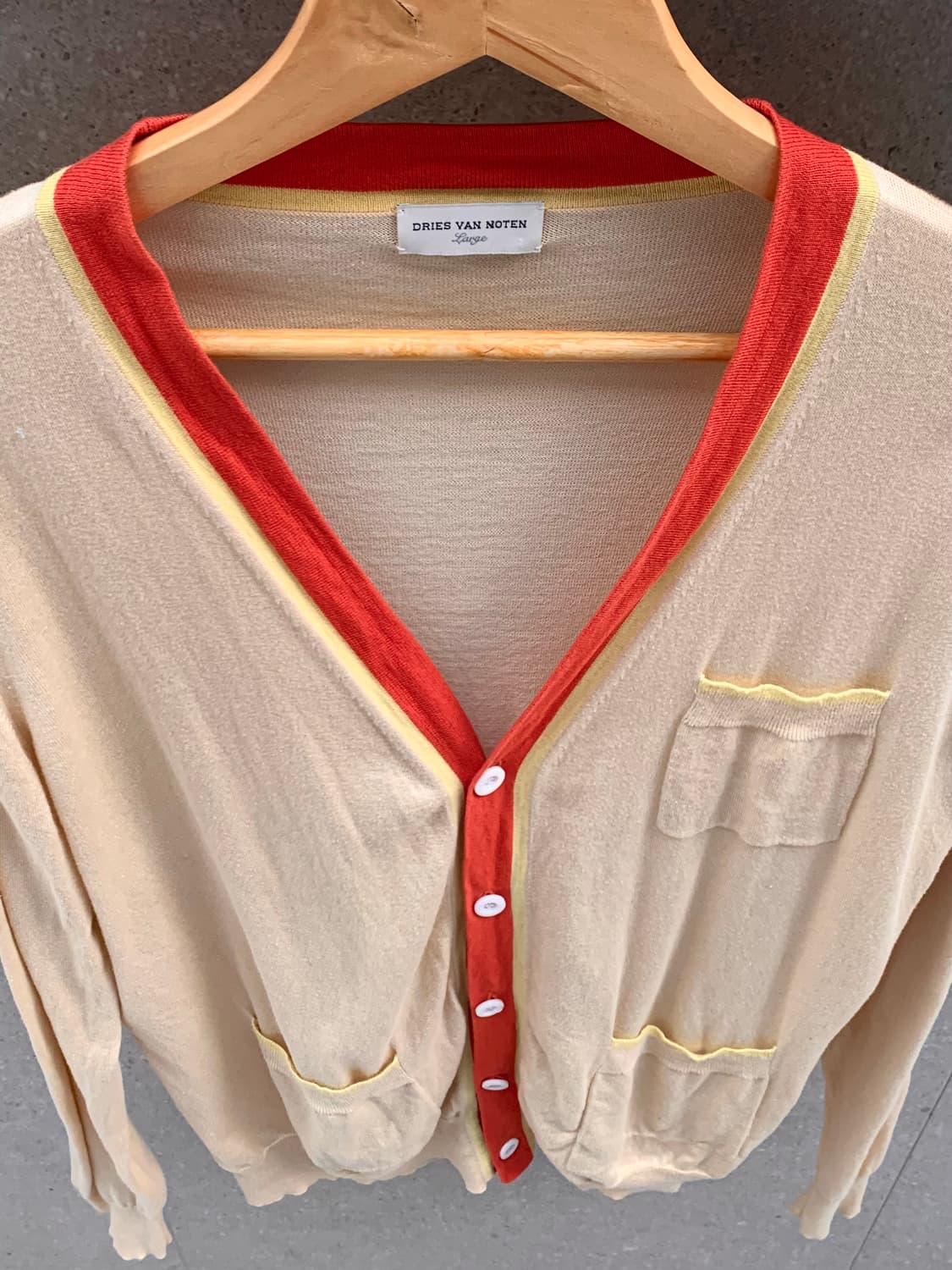 드리스 반 노튼 가디건 (cream) 상품이미지3