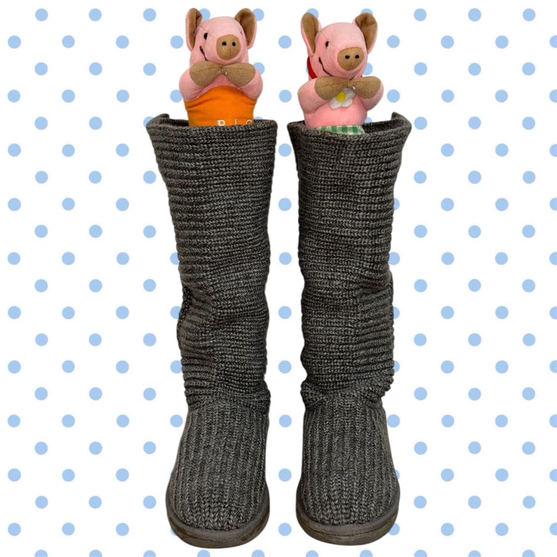 UGG사의 클래식 카디 니트 부츠 GRY (250) 상품이미지2