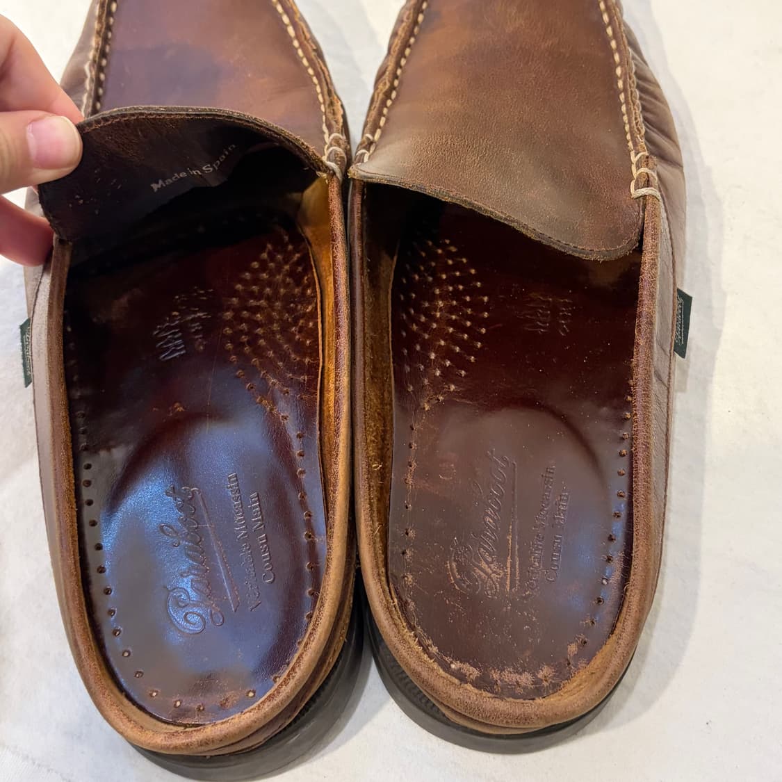 파라부트 바하마 뮬 가죽 슬리퍼 상품이미지8