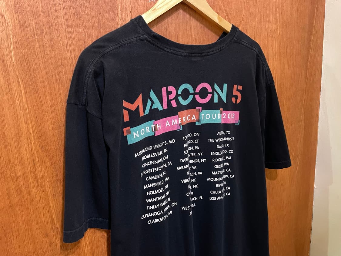 (2XL) USA Maroon5 마룬파이브 프린팅 반팔티 상품이미지6