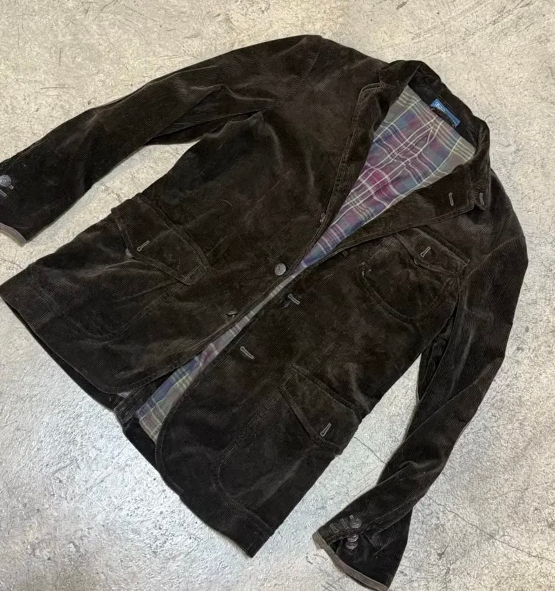 폴로 랄프로렌 빈티지 브라운 코듀로이 자켓 상품이미지1