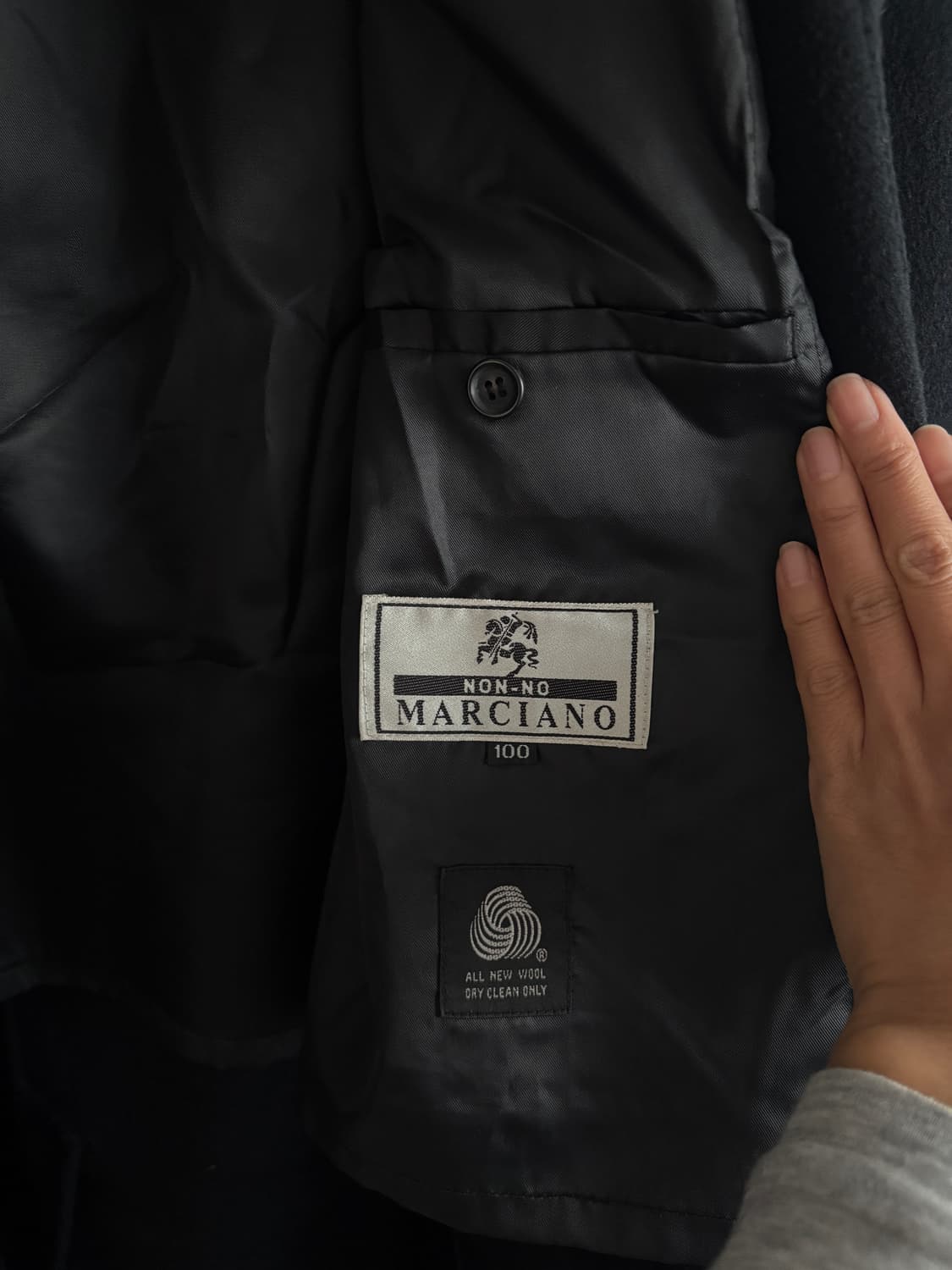 핸드메이드 울100% 코트 상품이미지7