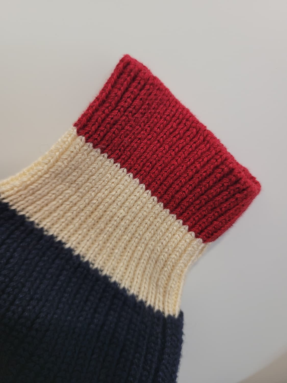 랄프로렌 브이넥 페플럼 스타일 니트 S사이즈 상품이미지5