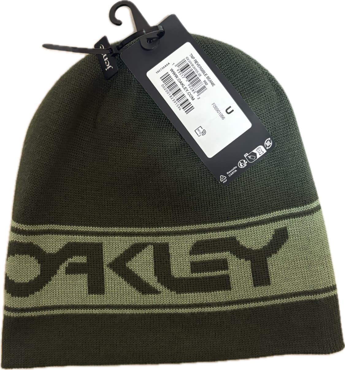 오클리 리버시블 비니 카키 (새상품) 상품이미지3