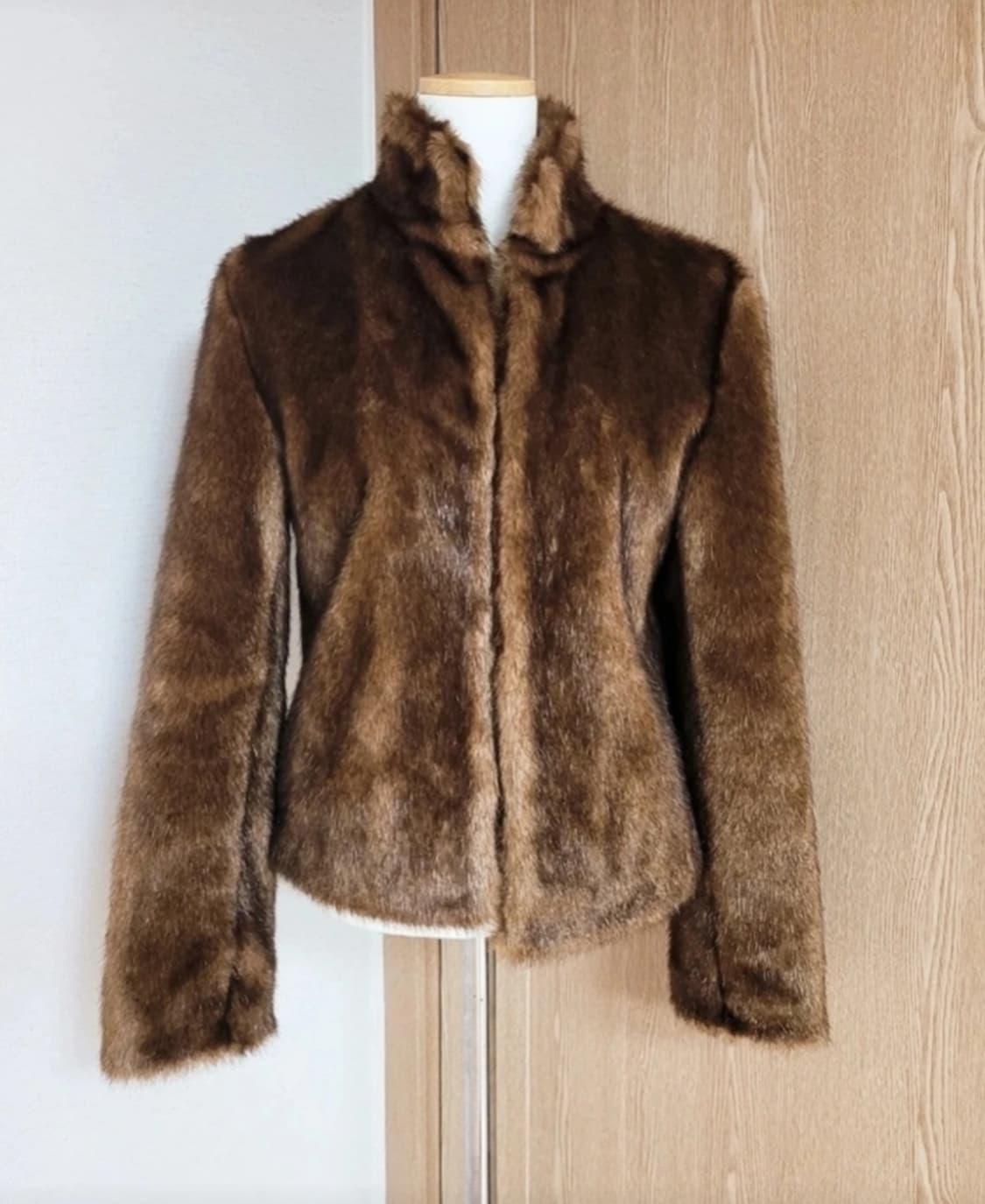 레트로 올드머니) 겨울 아우터 퍼자켓 상품이미지1