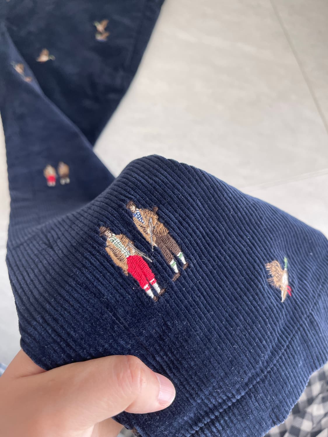 폴로 클래식핏 정품 코듀로이 바지 32 상품이미지4