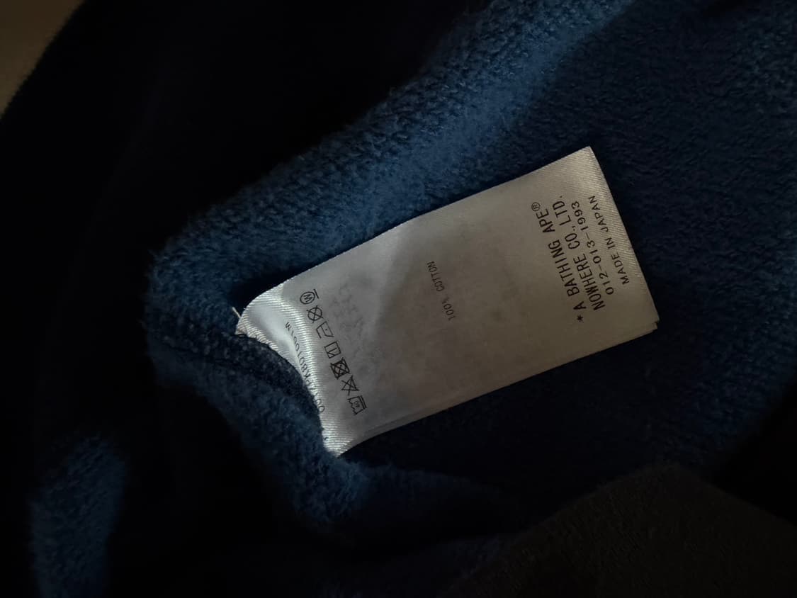 베이프 컬러 카모 세퍼레이트 샤크 풀 집 후드집업 상품이미지5