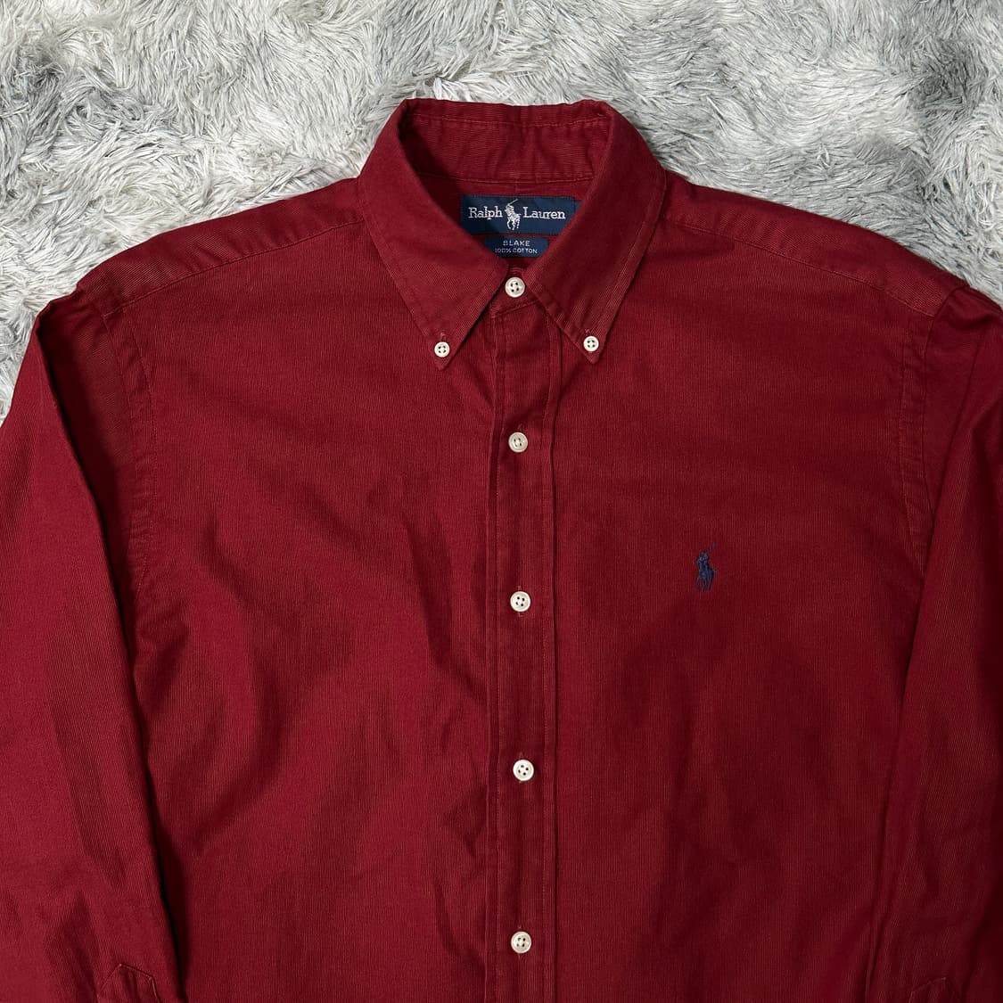 폴로랄프로렌 버건디 셔츠 상품이미지2