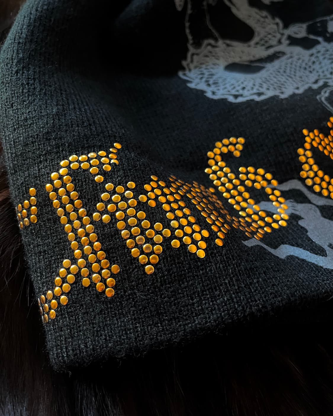 90-00s JPN Vintage Dragon Studs Beanie 상품이미지5