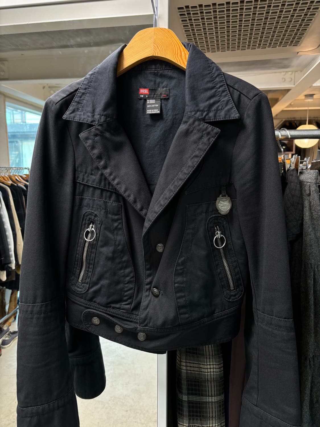 디젤 크롭 자켓 상품이미지3