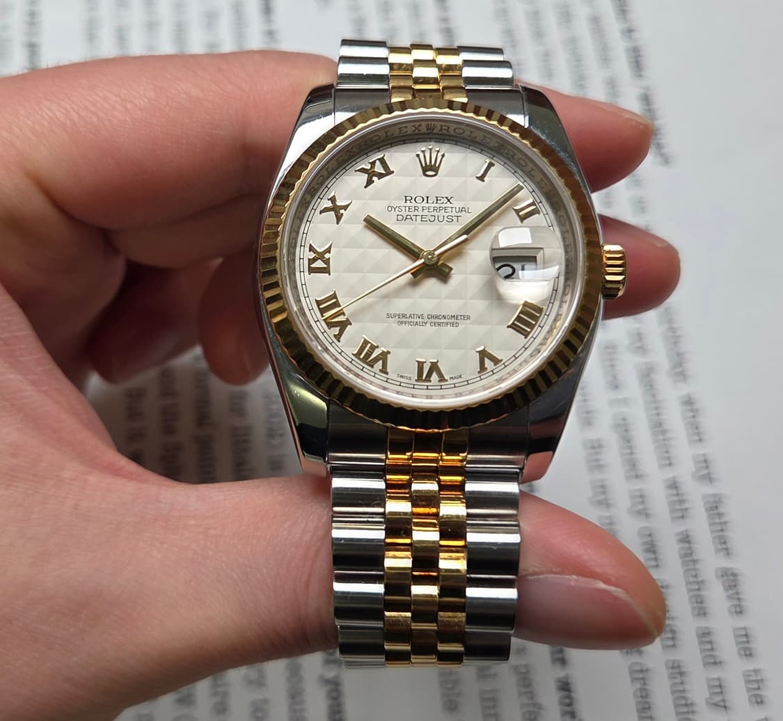 롤렉스 데이저스트 116233 18K콤비 피라미드 로만판 쥬빌리줄 ver 상품이미지2