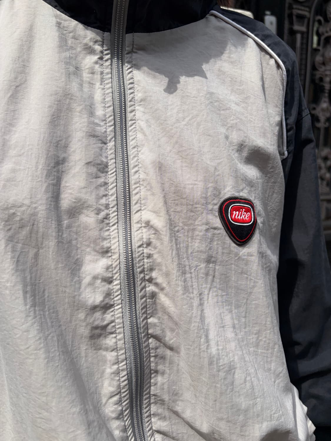 00s Nike 투톤 나일론 자켓 XL 상품이미지7