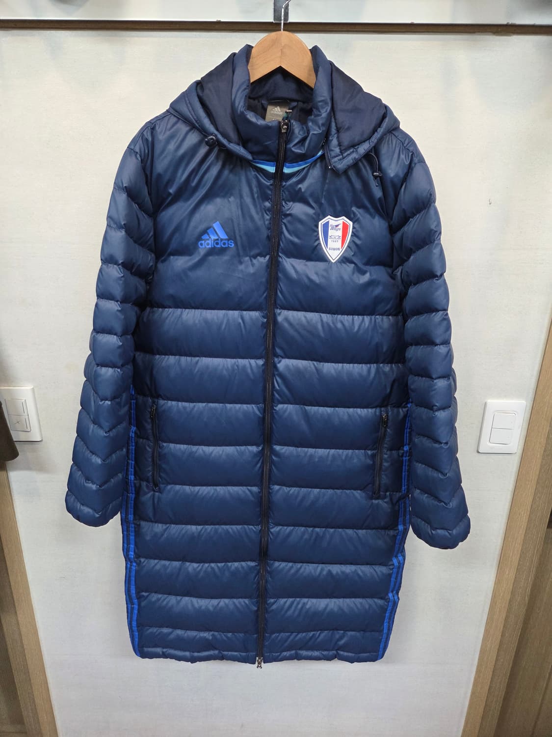 아디다스 수원삼성 블루윙즈 덕다운 롱패딩 110 상품이미지1