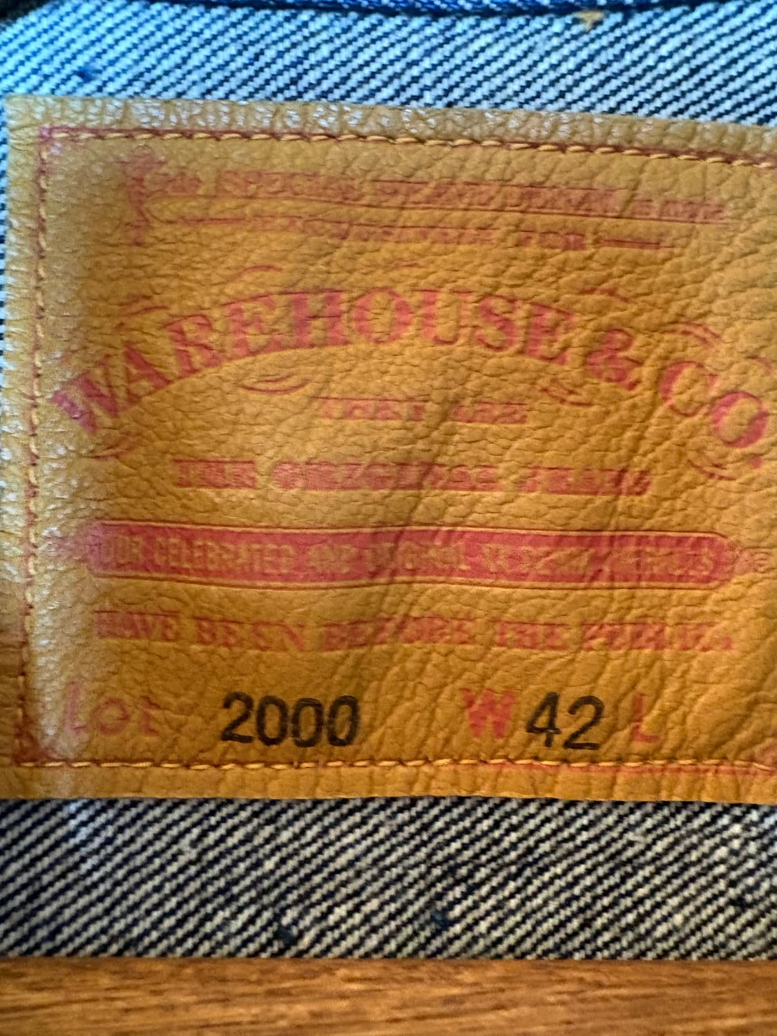 웨어하우스 lot2000 tpye 2 자켓 w42 상품이미지3