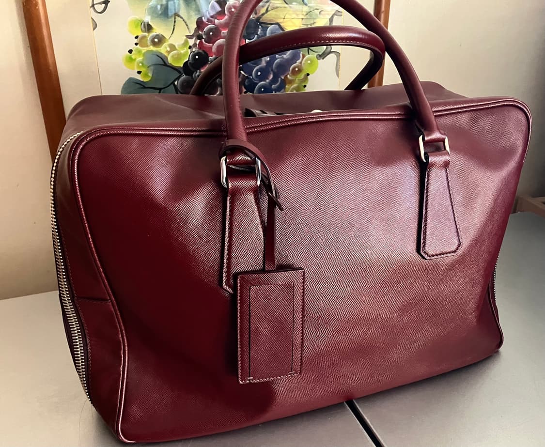 프라다 버건디 백 상품이미지3