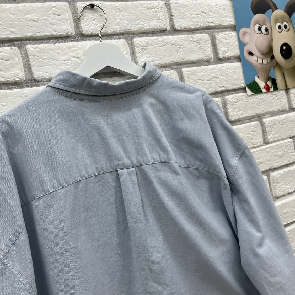 GAP 옥스포드 하늘색 셔츠-2XL 110 상품이미지6