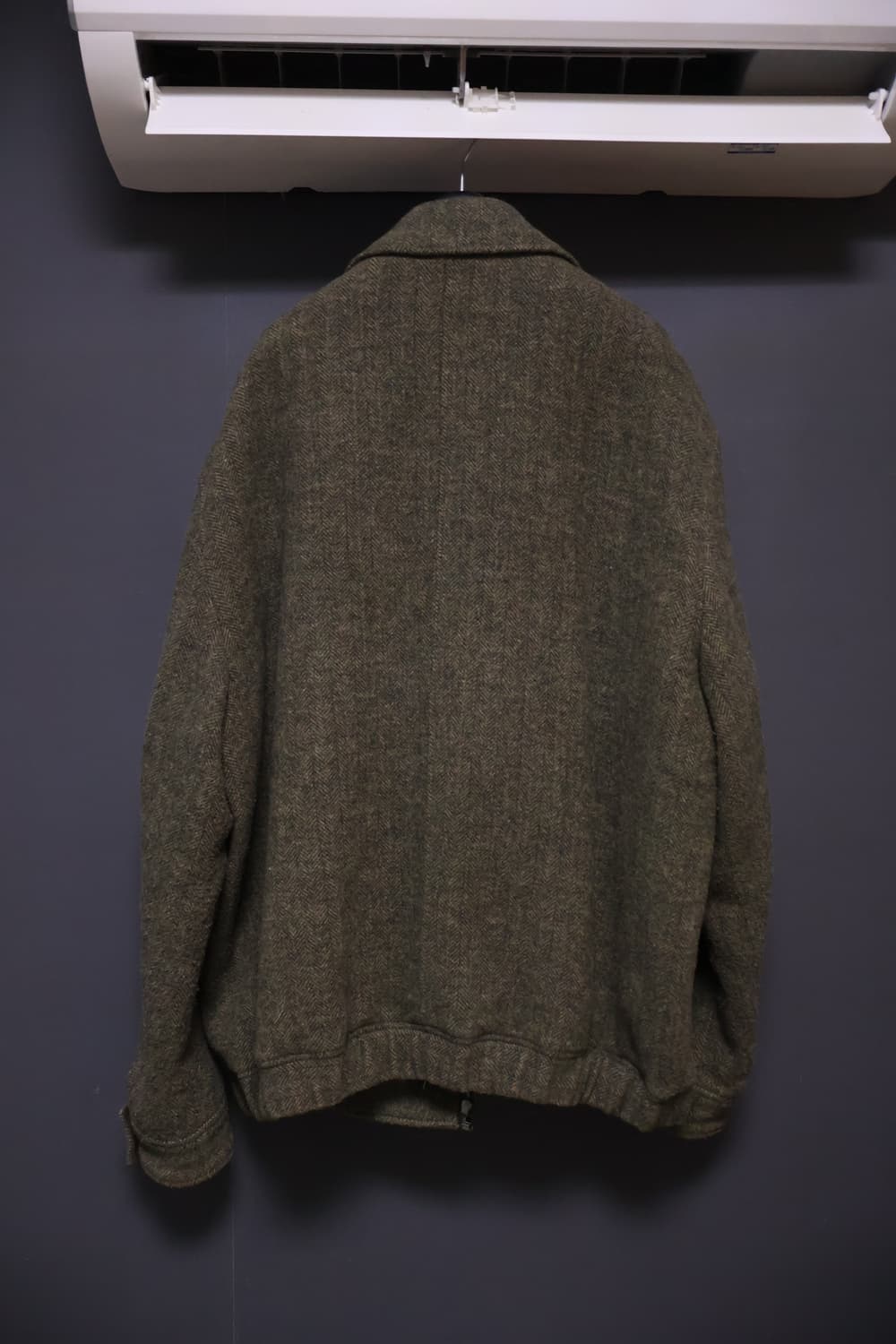 더니트컴퍼니 헤링본 울 블루종 XL 상품이미지2