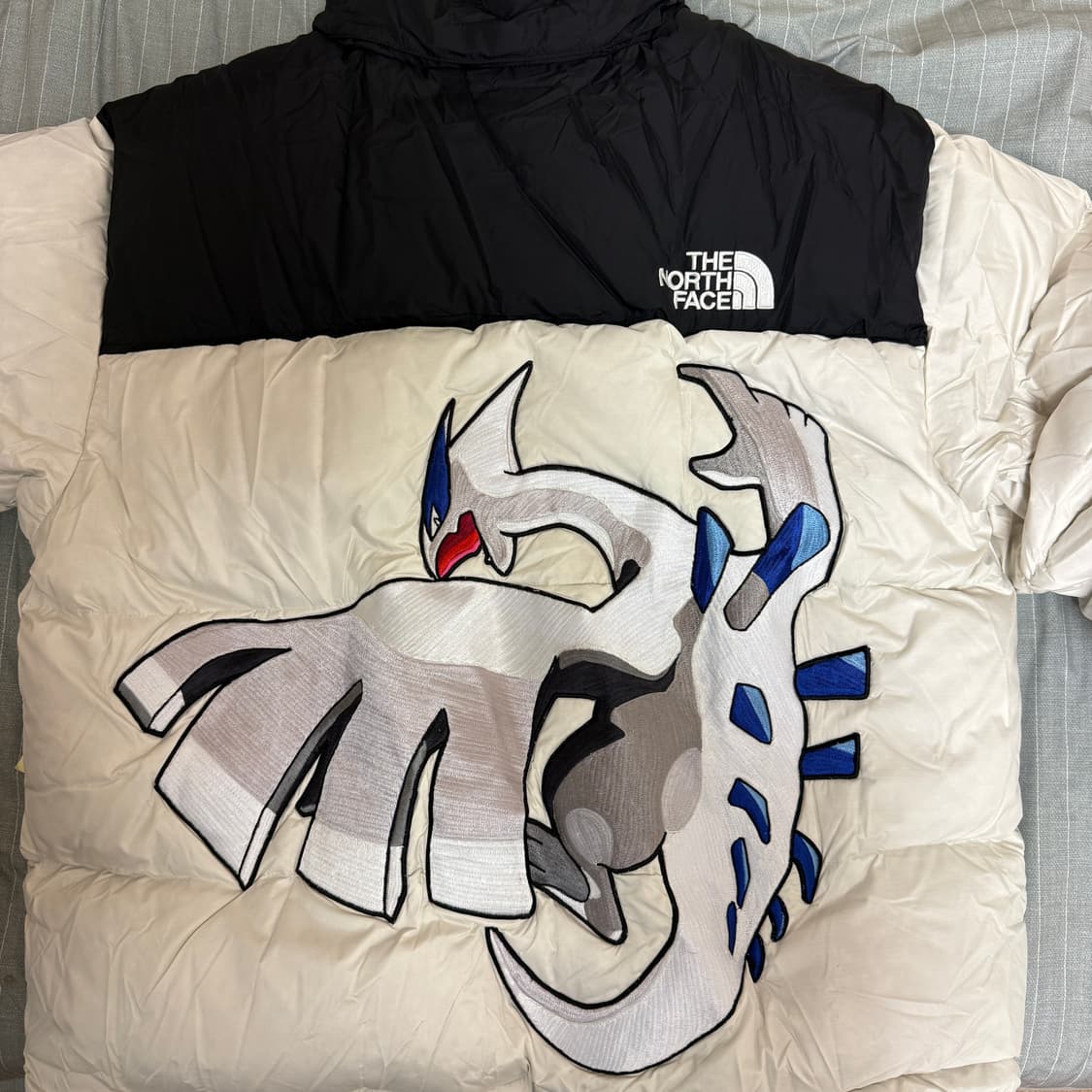 노스페이스 루기아 자수 커스텀 패딩 xl 새상품 상품이미지1
