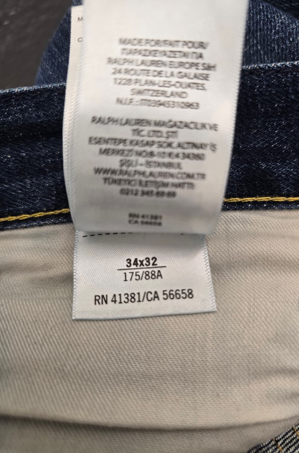 폴로랄프로렌  남자 청바지.   싸이즈 36 상품이미지10