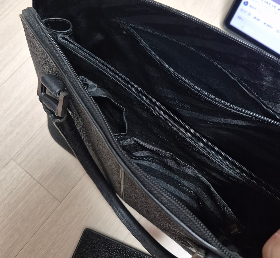가오리 가죽 지갑 토트백 가방 상품이미지2