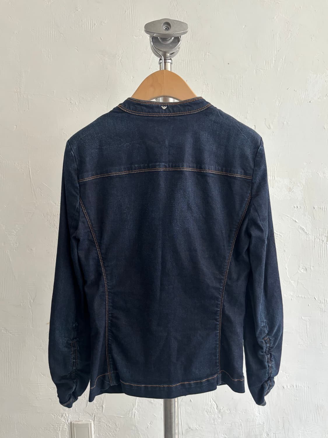 ARMANI JEANS 아르마니 진스 슬림 셔링 데님 자켓 상품이미지9