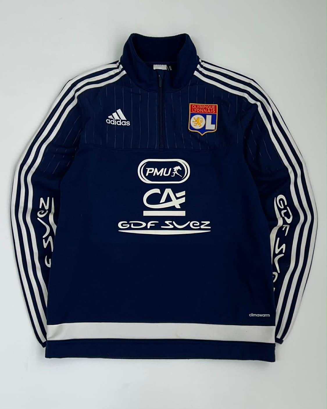 [105] 아디다스 올림피크 리옹 트레이닝탑 긴팔 져지 반집업 상품이미지1