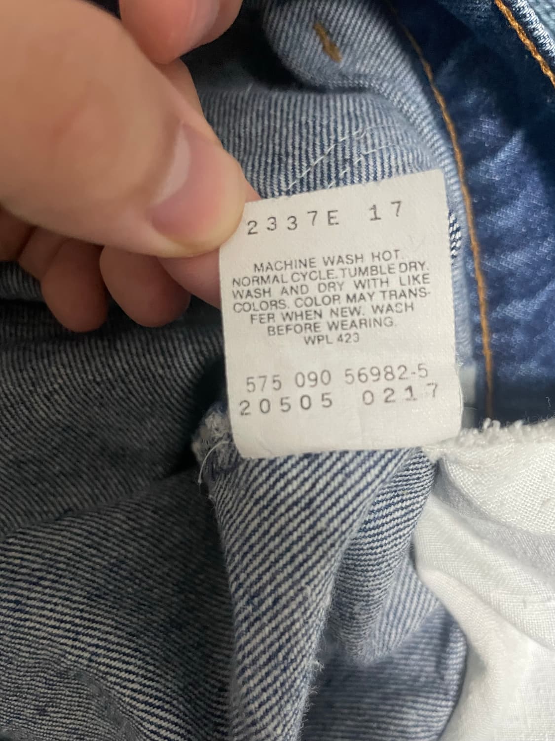 90s 리바이스 Levi’s 505 Made in USA 36~37 상품이미지5