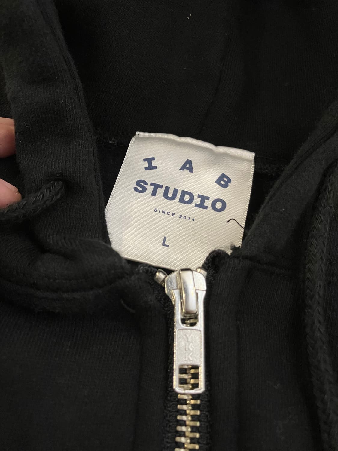 아이앱 스튜디오 X JTBC 후드집업 블랙 상품이미지7