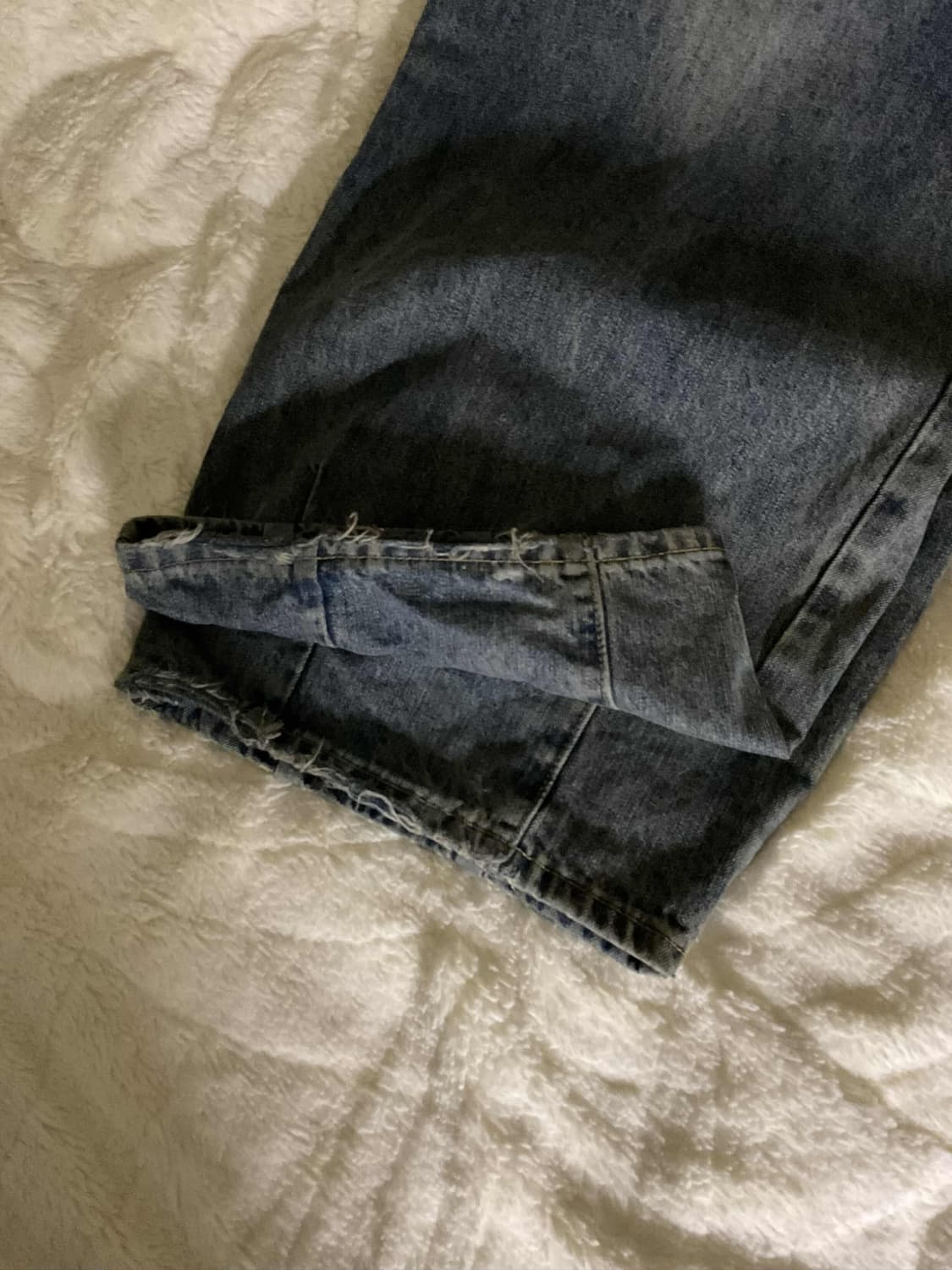 인템포무드 와이드핏 청바지 상품이미지2