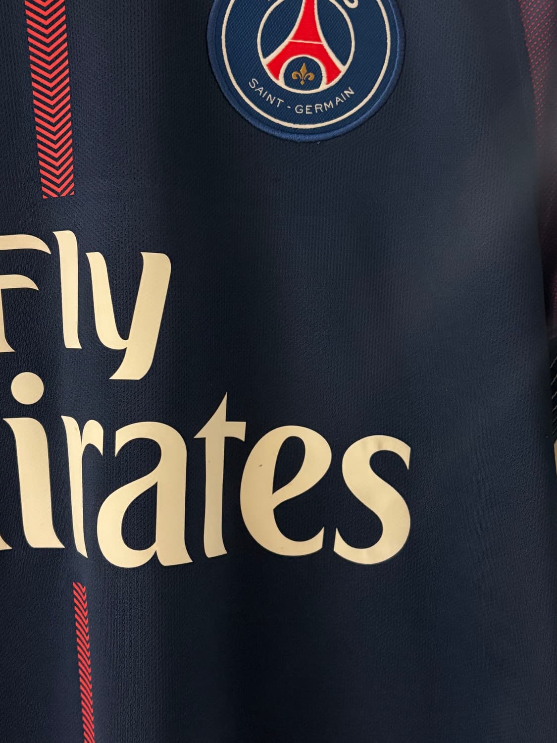 17-18 PSG 네이마르 데뷔 홈 유니폼 정품 상품이미지8