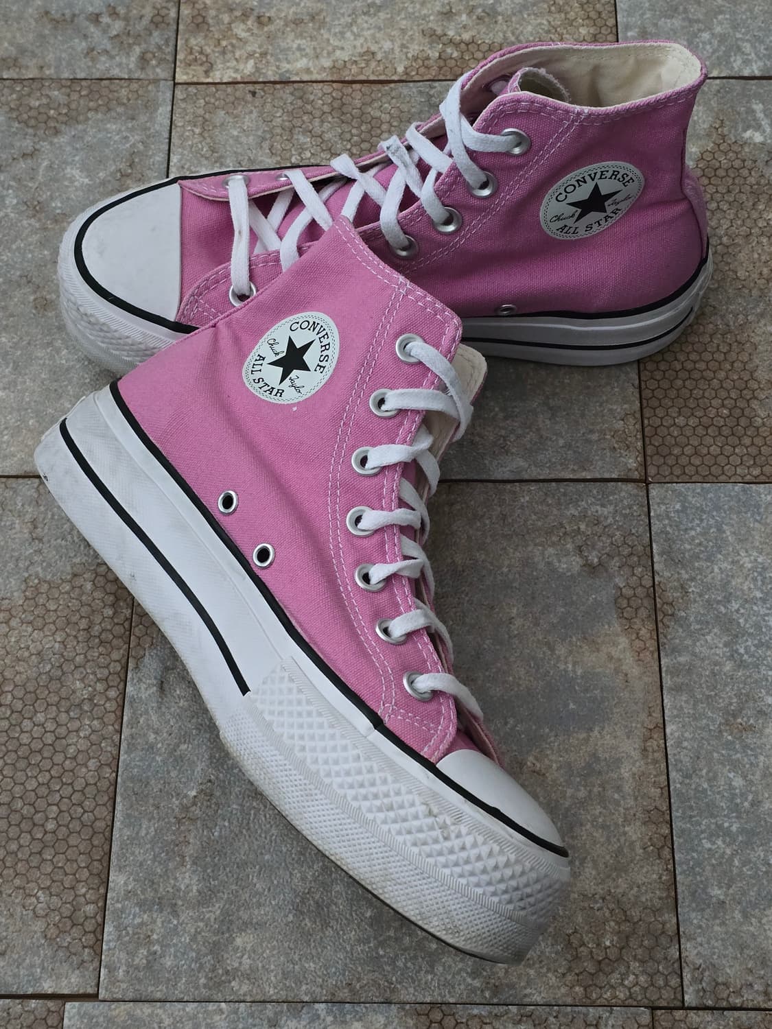 (230)컨버스 척테일러 올스타 리프트 핑크 하이 상품이미지4