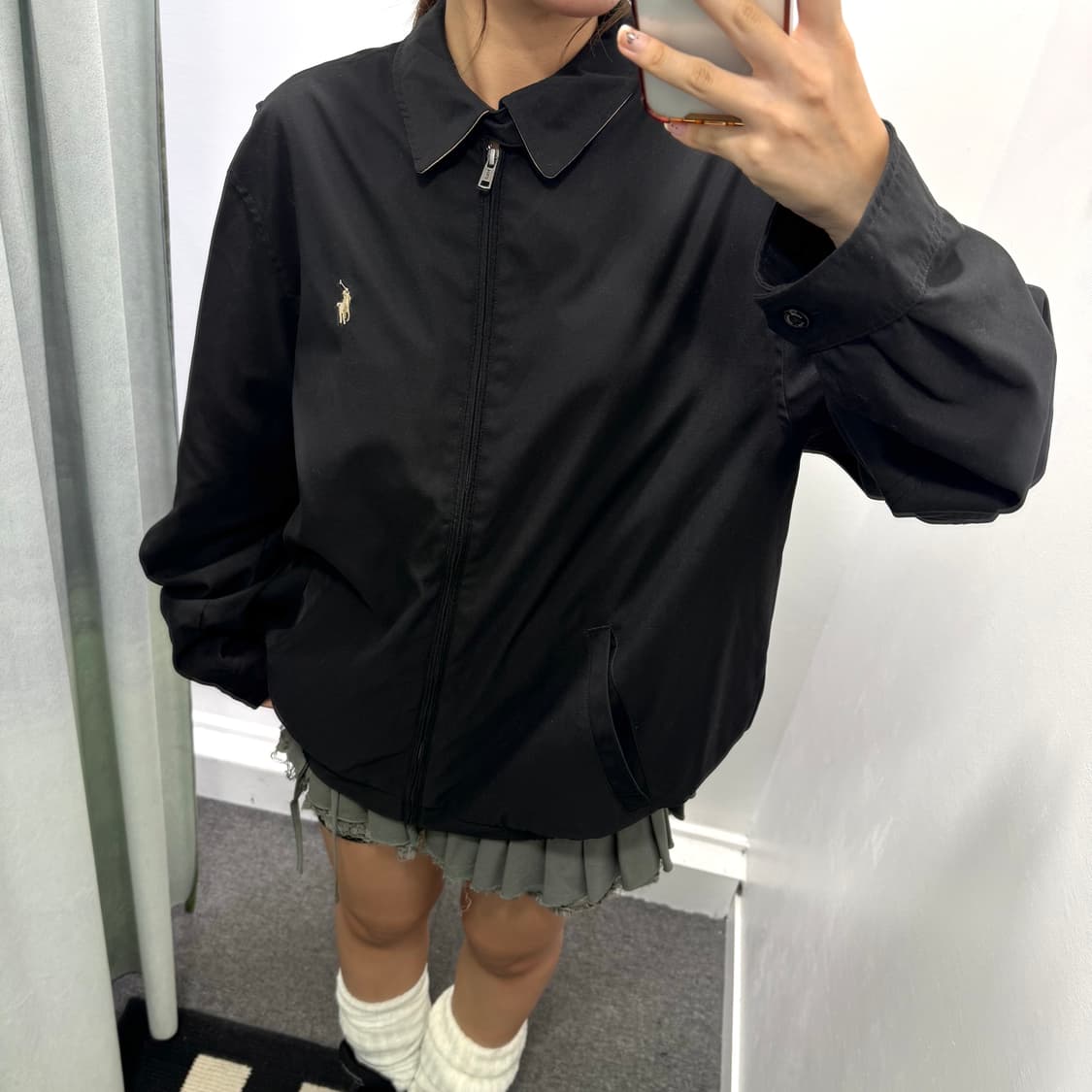 폴로 블랙 블루종 상품이미지3