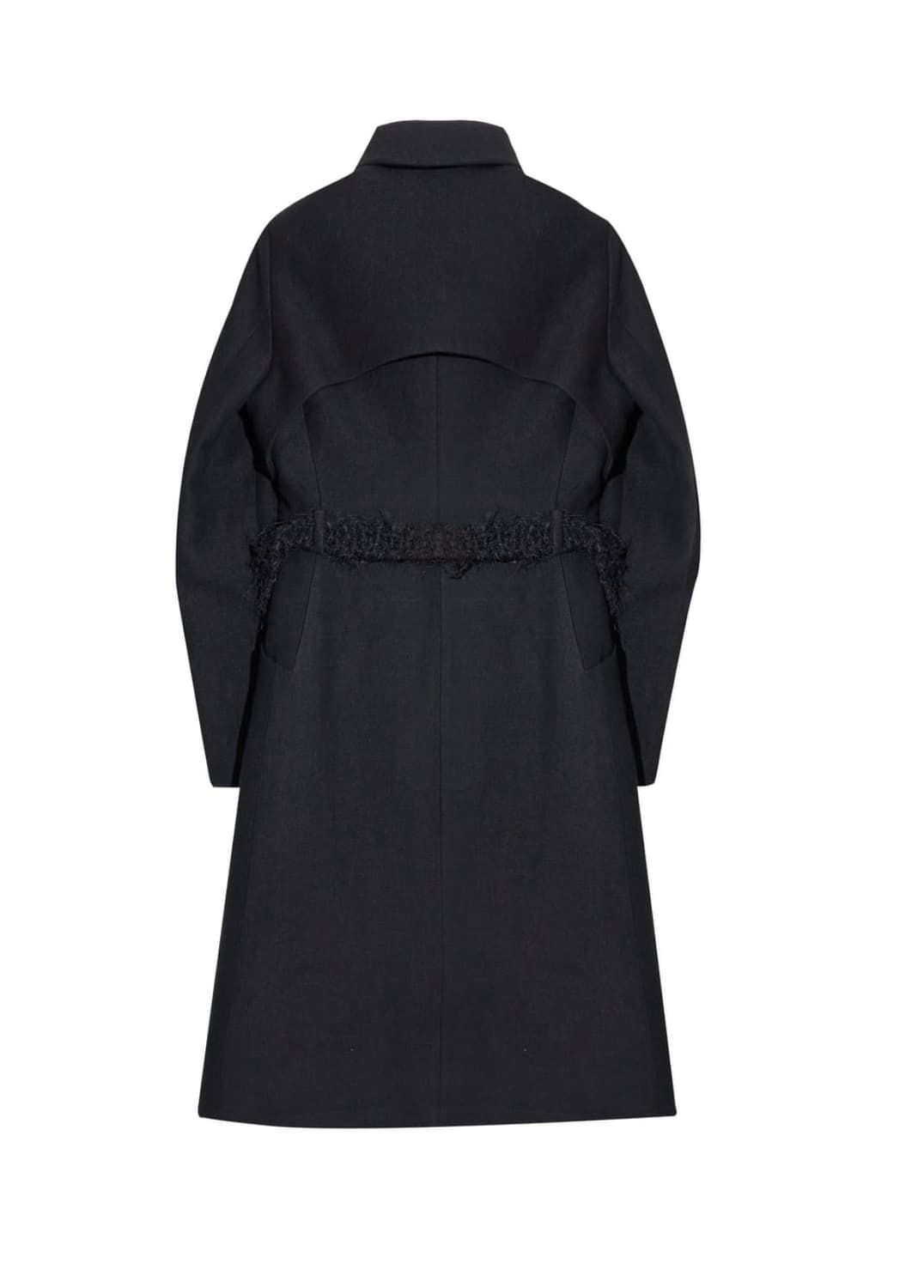 혜인서 세라믹 버튼 롱 코트 블랙 2 상품이미지2