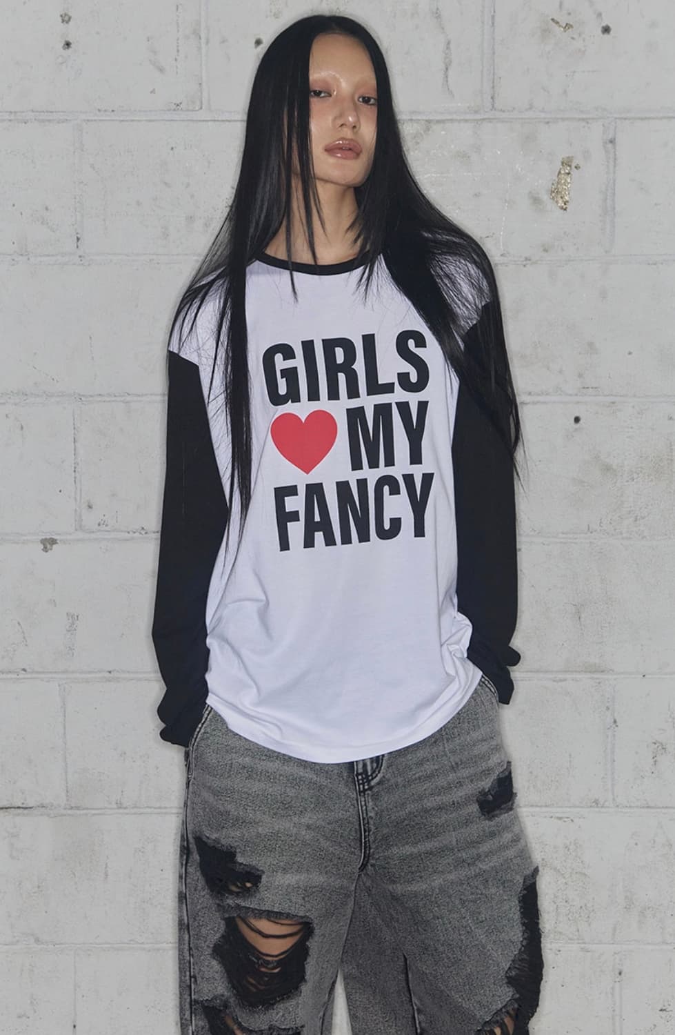 팬시클럽 GIRLS MY FANCY LONG SLEEVE (BLACK) 상품이미지2