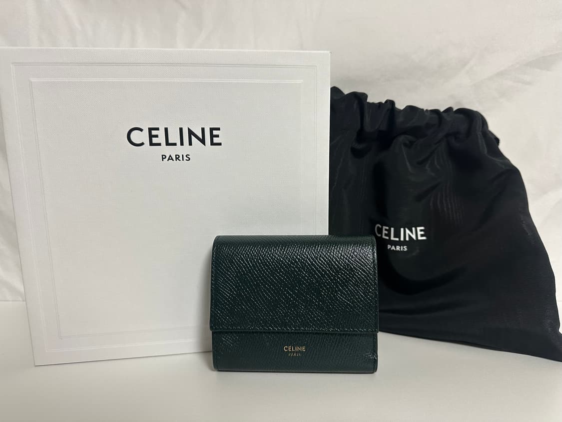 셀린느 트라이폴드 반지갑 올리브 (OS) 상품이미지1