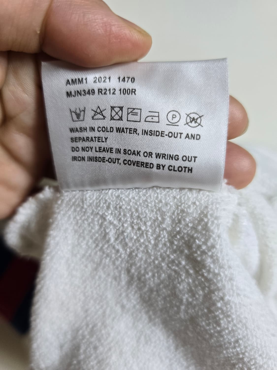 화이트 크롭 맨투맨 (55~66) 상품이미지5