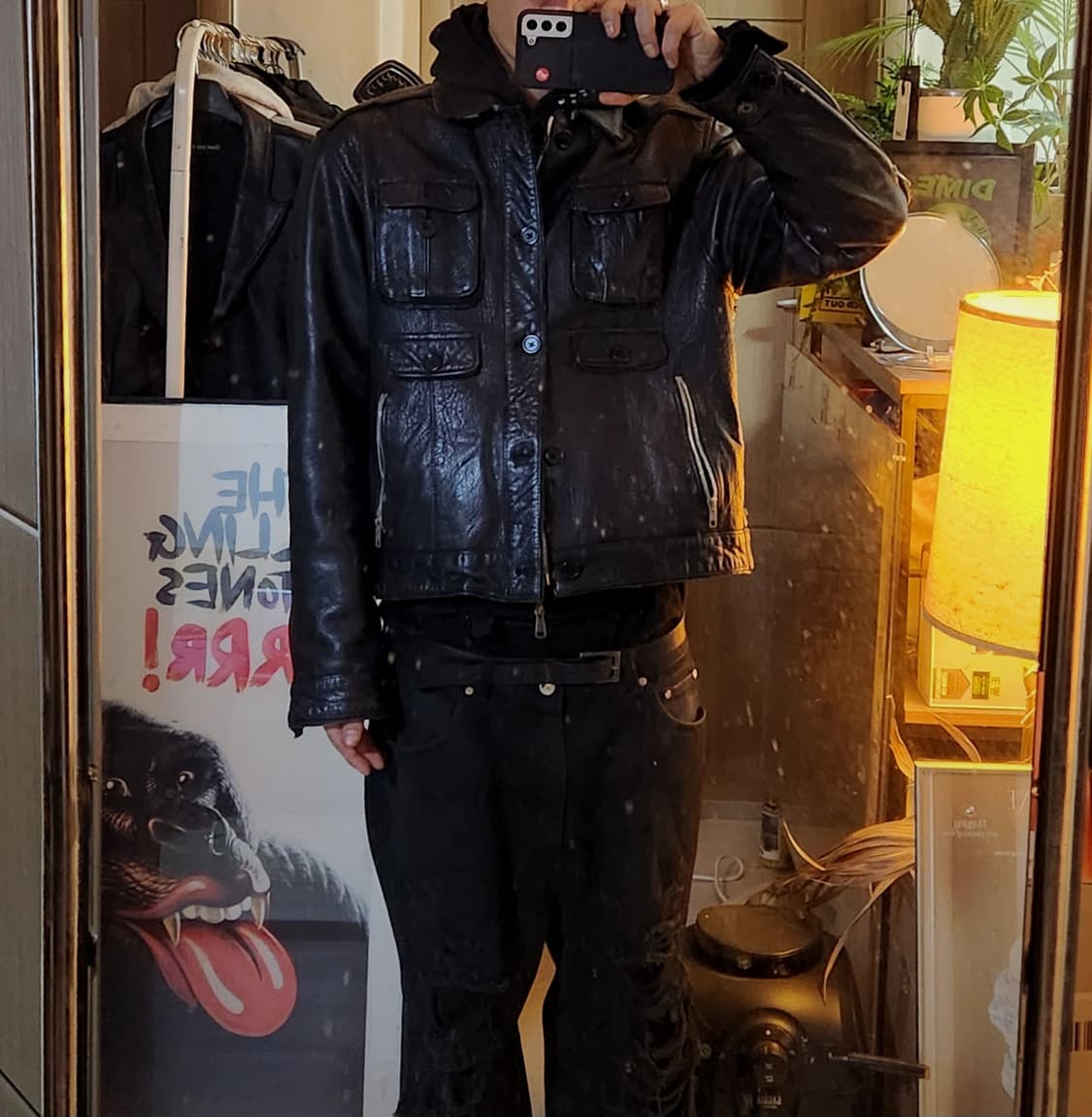 레이서월드와이드 레더자켓/언더커버/파아카이브/꼼데가르송/디아프바인/디젤 상품이미지1