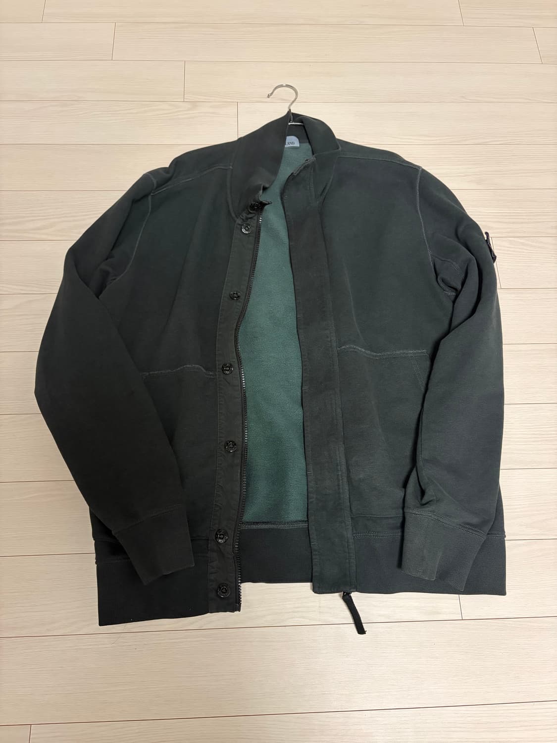 스톤아일랜드 하이넥 스웻 집업자켓 상품이미지1